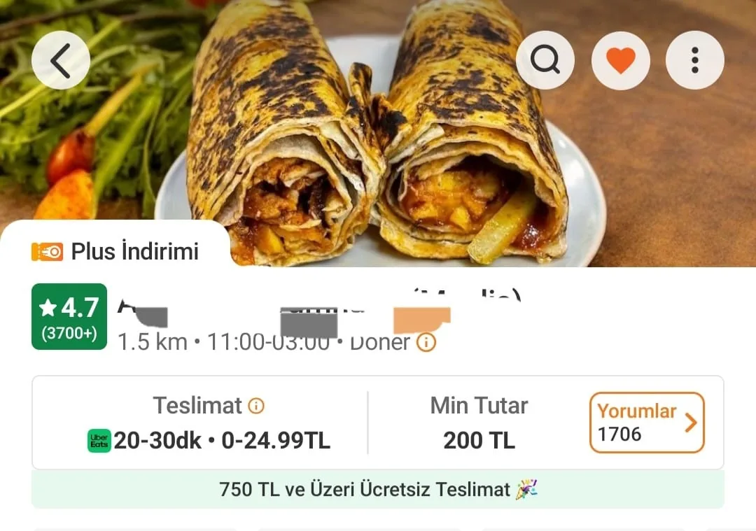 3700+ Yorum Trendyol Döner Paneli